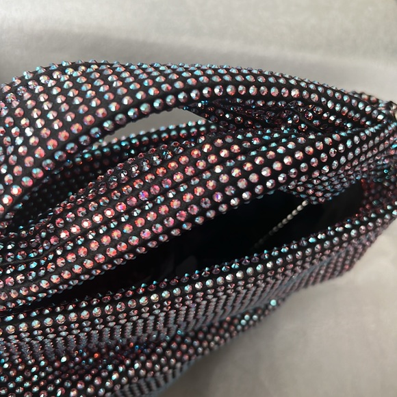 NEW Jimmy Choo Bonny All-Over Crystal Mini Top Handle Bag, New w/Tag in Box - Picture 7 of 13